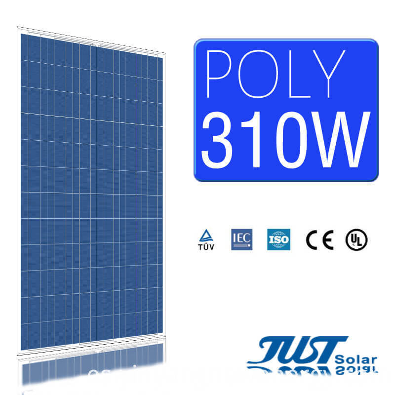 Un panel de energía solar policristalino de grado 310W en stock